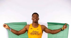 Nigerian Star Charles Godfred Claims Big Ten Long Jump Title After Sprint Final Qualification