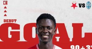Nigerian Midfielder Mubarak Suileman Registers Assist as Czech Champions Slavia Praha Fall to Hradec Králové