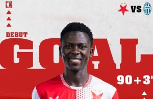 Nigerian Midfielder Mubarak Suileman Registers Assist as Czech Champions Slavia Praha Fall to Hradec Králové