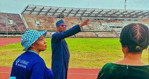 Dikko Beams With Delight, As NSC Receives Approval For Renovation Of Abuja Stadium, Other Structures