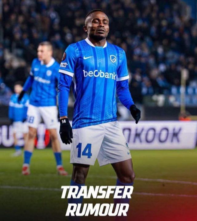 Nigerian Winger Yira Collins Sor Set to Stay at Genk Amid Transfer Speculation
