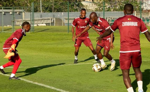Zimbabwe’s Warriors Commence Training In Birmingham Ahead Of Tuesday’s Clash With Super Eagles
