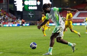 Terem Moffi Proud As Super Eagles Retain Unity Cup Trophy After Jamaica Victory