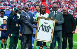 Alex Iwobi Celebrated for 100th Super Eagles Cap as Cristiano Ronaldo, Portugal Crowd Joins Standing Ovation
