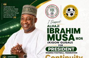 “Continuity Will Strengthen Nigerian Football” — Majekodunmi Backs Gusau’s Second Term Bid