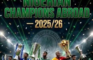 Golden Season for the Super Eagles: 13 Nigerian Stars Conquer Europe with Titles, Cups and Promotion Glory