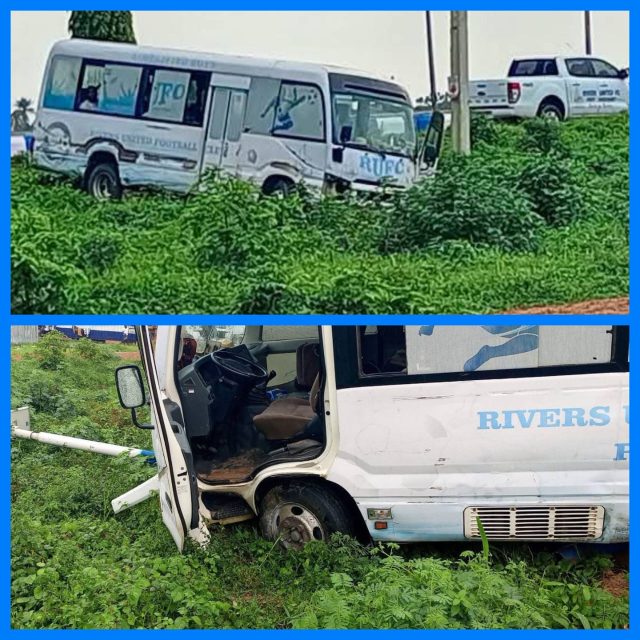 Rivers United Receive Prayer For Quick Recovery From NFF Scribe Mohammed Sanusi, After Accident On Thursday