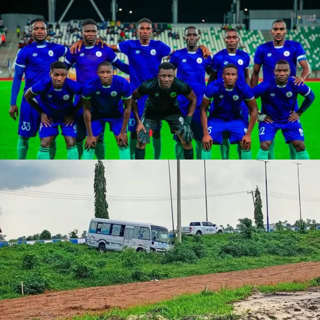 Rivers United Confirm Players and Officials Escape Serious Injury After Team Bus Accident