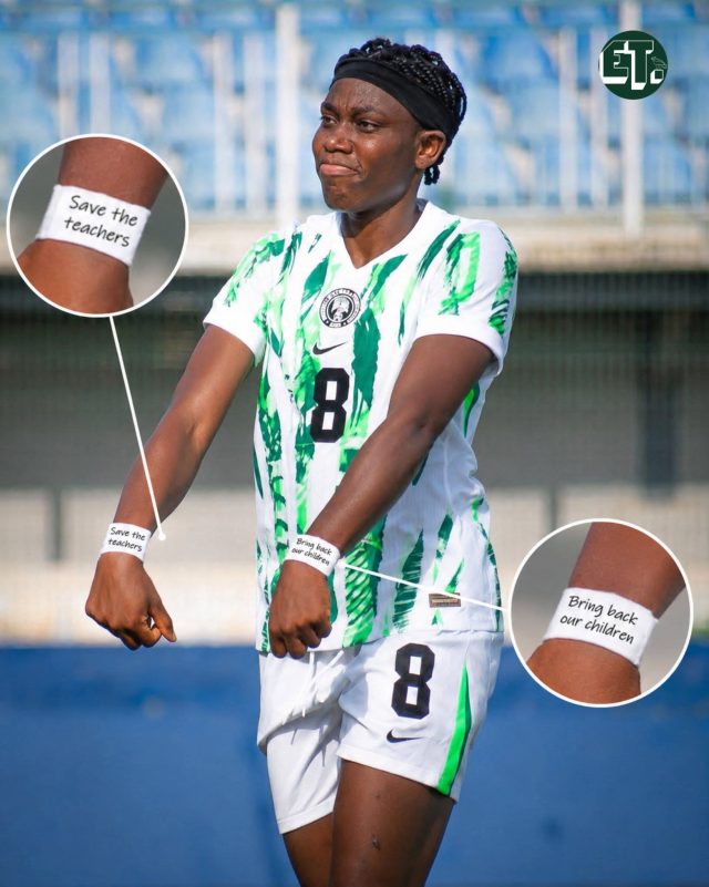 Super Falcons 2-1 Senegal: Oshoala Delivers Goal and Powerful Message on Kidnapped School Children, Teachers