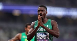 Ezekiel Nathaniel Sets Social Media Abuzz With Photo Finish Victory In Men’s 400m Hurdles At USATF Lone Star Grand Prix