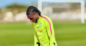 Igoh Ogbu Returns To Czech Republic From Eagles’ Camp In Portugal, After Copping Achilles Tendon Injury