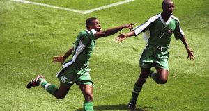 Sunday Oliseh’s Thunderous Shot Against Spain Cited In Most Astonishing World Cup Upsets