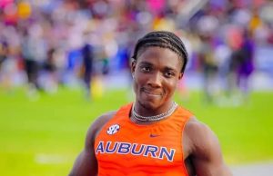 Kanyinsola Ajayi Storms to NCAA 100m Crown with Stunning 9.72s Run