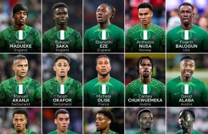 2026 FIFA World Cup: Bukayo Saka, Carney Chukwuemeka, Folarin Balogun Among 15 Nigerian-Descent Stars Representing Other Countries
