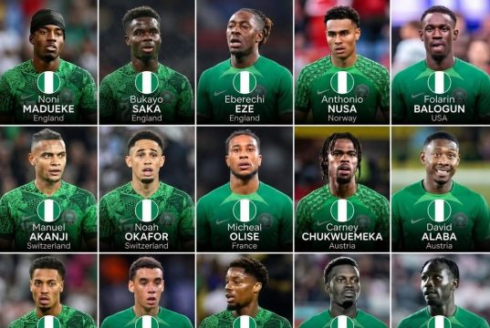 2026 FIFA World Cup: Bukayo Saka, Carney Chukwuemeka, Folarin Balogun Among 15 Nigerian-Descent Stars Representing Other Countries