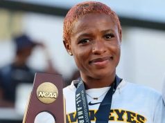 Princess Uche Celebrates Breakthrough Season with Iowa and First Team All-American Honors