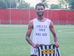 “Unless They Kill God” — Nigerian Striker Prince Ubah Steals Headlines with Brace, Assist and Viral Celebration