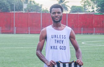 “Unless They Kill God” — Nigerian Striker Prince Ubah Steals Headlines with Brace, Assist and Viral Celebration