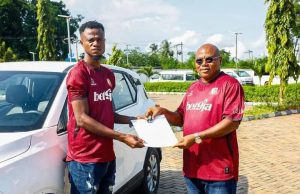 Kunle Soname Rewards Victor Mboama with Brand-New Car After Joint Top Scorer Finish