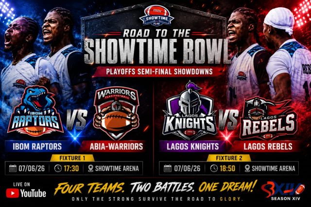 ROAD TO THE SHOWTIME BOWL: Titans Collide In Explosive Semi-Final Showdowns At Showtime Arena