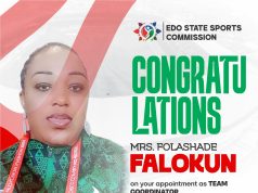 Enabulele Applauds Falokun’s Elevation to Super Falcons Team Coordinator