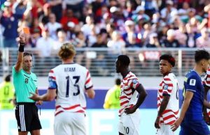 Folarin Balogun’s Red Card During USA’s Round Of 32 World Cup Victory Over Bosnia Raises Eyebrows