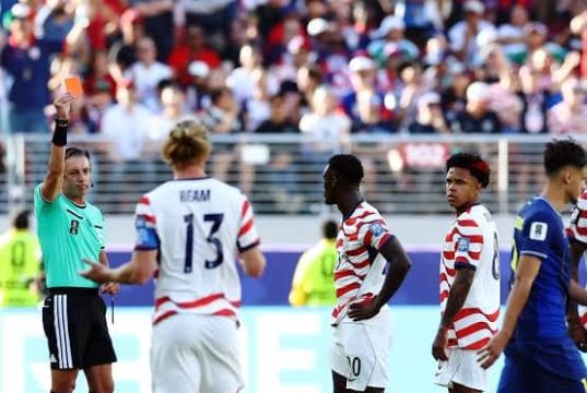 Folarin Balogun’s Red Card During USA’s Round Of 32 World Cup Victory Over Bosnia Raises Eyebrows
