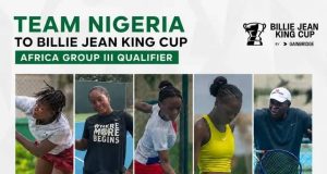 Tennis: Team Nigeria Departs for Botswana as Billie Jean King Cup Quest Begins