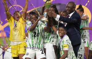 Falcons, Falconets, Flamingos Receive Trophy Winning Charges From NFF’s Executive Committee