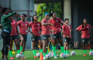 Super Falcons Familiarise Themselves With Casablanca’s Stade el Arbi Zaouli Ahead Of Friendly Versus Ghana