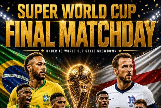 ‘Super Posters’ Emerge To Herald Sunday’s Mock World Final At Ikotun Community Primary School