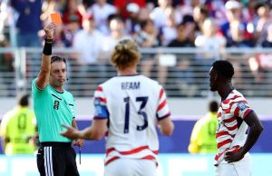Folarin Balogun’s Red Card Controversy Keeps UEFA President Away From 2026 World Cup Final