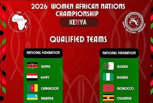 Nigeria Draws Morocco, Algeria as 2026 Volleyball AFCON Groups Emerge