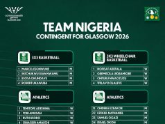 Glasgow 2026: Team Nigeria Unveils Strong 74-Athlete Squad, Targets Historic Commonwealth Games Medal Haul