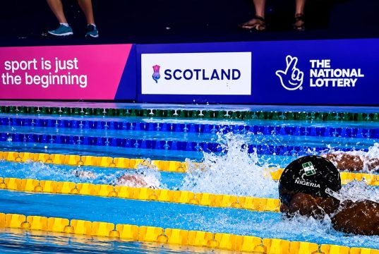 Just-In: Abduljabar Adama Keeps Nigeria’s Hopes Alive, Storms Into Commonwealth Games 50m Freestyle Semi-Finals