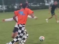 Michael Olise Plays ‘Grassroots Football’ Witthout Boots At Local Pitch In New York, All For Social Development