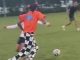 Michael Olise Plays ‘Grassroots Football’ Witthout Boots At Local Pitch In New York, All For Social Development