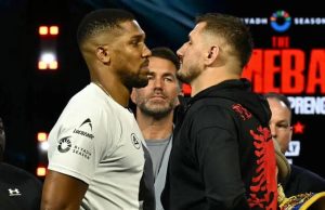 Anthony Joshua Parries Distraction From Tyson Fury, Insists He’s Fully Focused On Getting Victory This Saturday