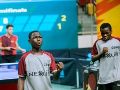 Nigeria Secure U-15 Boys’ Doubles Final Spot After Thrilling Semi-Final Showdown with Egypt