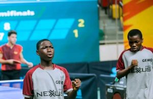 Nigeria Secure U-15 Boys’ Doubles Final Spot After Thrilling Semi-Final Showdown with Egypt