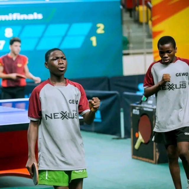 Nigeria Secure U-15 Boys’ Doubles Final Spot After Thrilling Semi-Final Showdown with Egypt