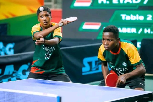 Ghana Stun Egypt to Reach U-15 Mixed Doubles Final at ITTF Africa Youth Championships