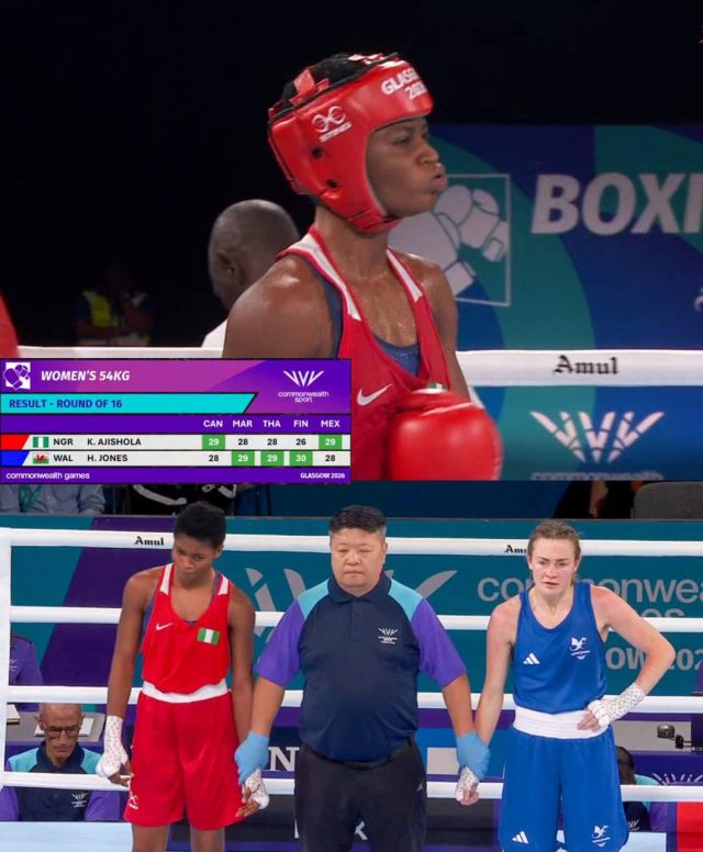 Glasgow 2026: Ajishola Kadijat Becomes Fourth Nigerian Boxer Eliminated After Split Decision Loss