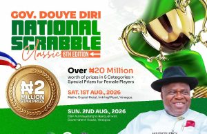 Twenty Million Naira Up for Grabs as Scrabble Stars Converge on Bayelsa for Gov Diri Classic