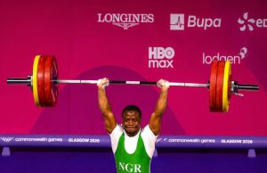 GLASGOW 2026: Agonising Near Miss as Favour Agboro Falls Just Short of Weightlifting Podium