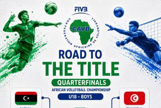 2026 African U-18 Boys Volleyball Championship: Nigeria Face Libya in Quarterfinal Today