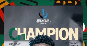 Kuti Matthew Beats Agunbiade Sultan to Win U-19 Africa Youth Cup Gold, Nigeria’s Only Title in Accra