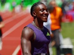 NCAA Champion Kanyinsola Ajayi Stuns World Champion Seville to Win London Diamond League 100m