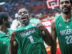 Nigerian Basketball Stakeholders Heave Sigh of Relief After D’Tigers Defeat Tunisia 84-81 In Luanda