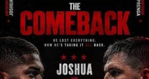 Anthony Joshua Receives Massive Dose Of Support For Comeback Victory This Saturday In Saudi Arabia